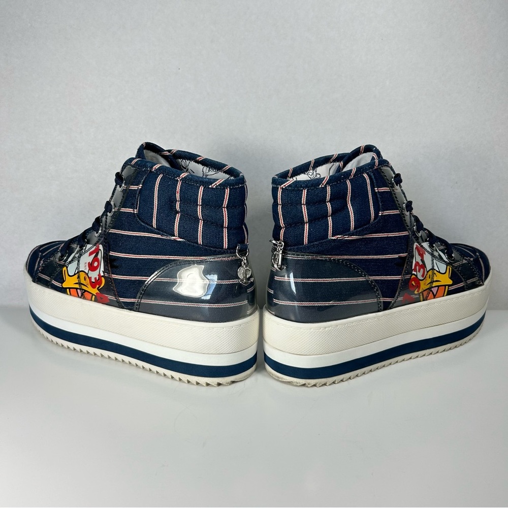 Disney Donald Duck Platform Lace Up Sneaker Shoes Call It Spring; Women’s Sz 7.5 - Picture 11 of 16